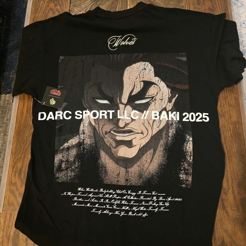 Darc Sport x Baki collab 1 of 500 Wrath of orge medium